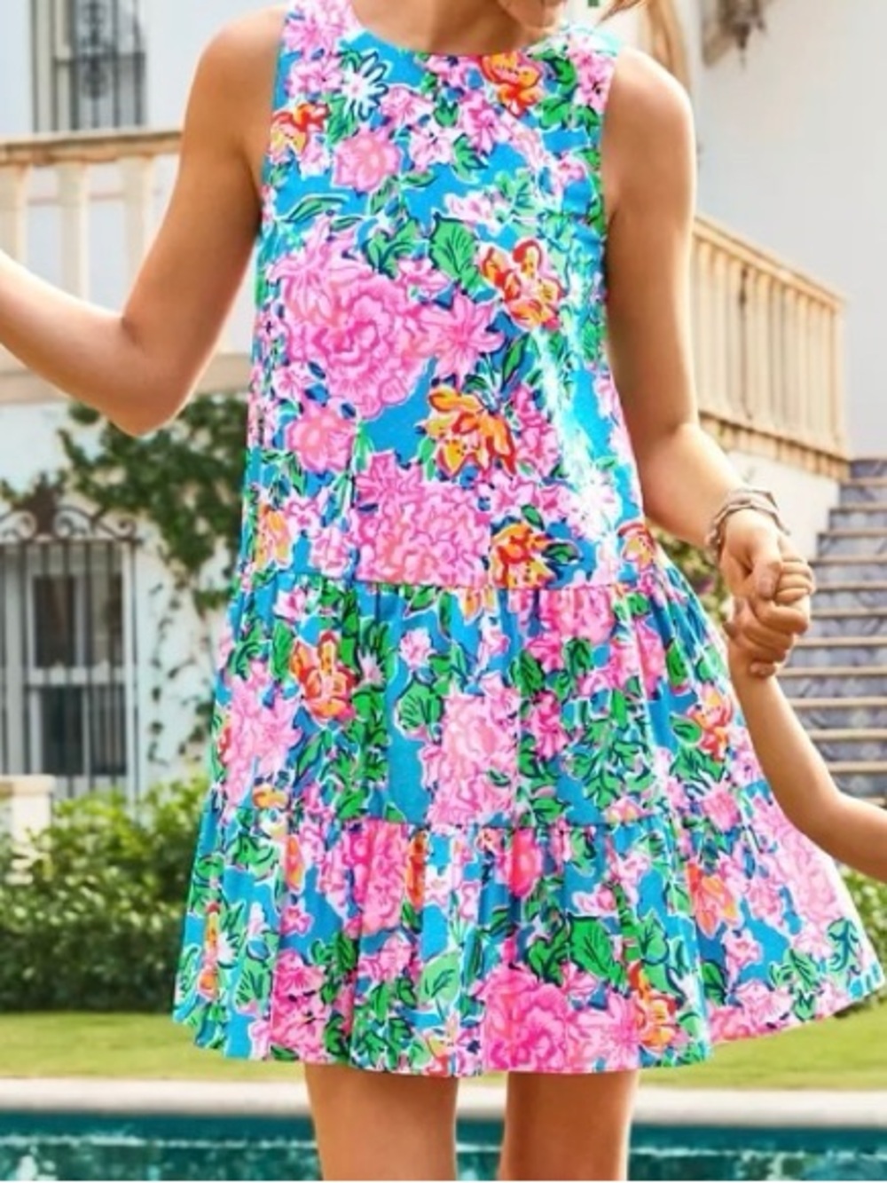 Lilly Pulitzer Trina Swing Sundress, Medium, Rose to the Occasion